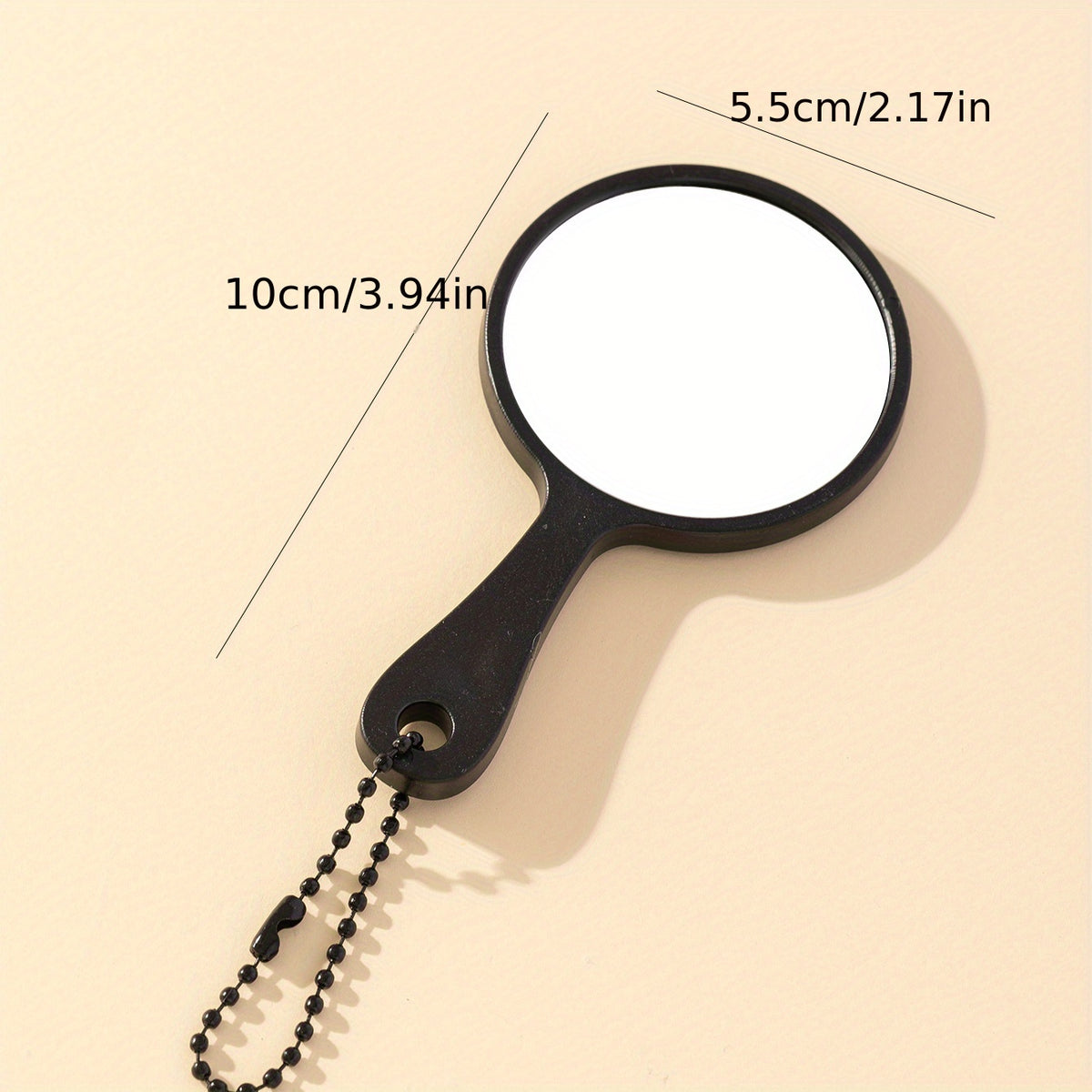 Round Makeup Vanity Mirror with Handle - Beauty Mirror