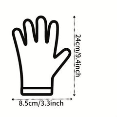 Winter Waterproof Leather Gloves For Men Plush Lined