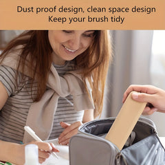 Travel Makeup Brush Holder Portable Silicone Makeup Brush Case