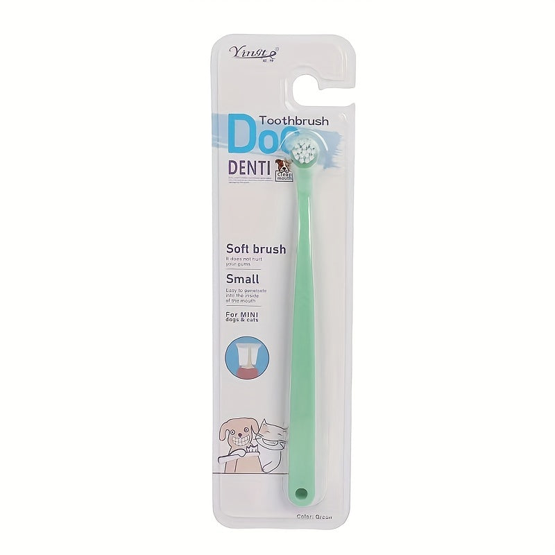 Dog Toothbrush for Pet Teeth Cleaning