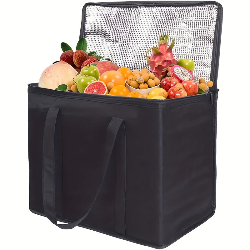 Portable Aluminum Foil Insulation Bag for Outdoor Picnic