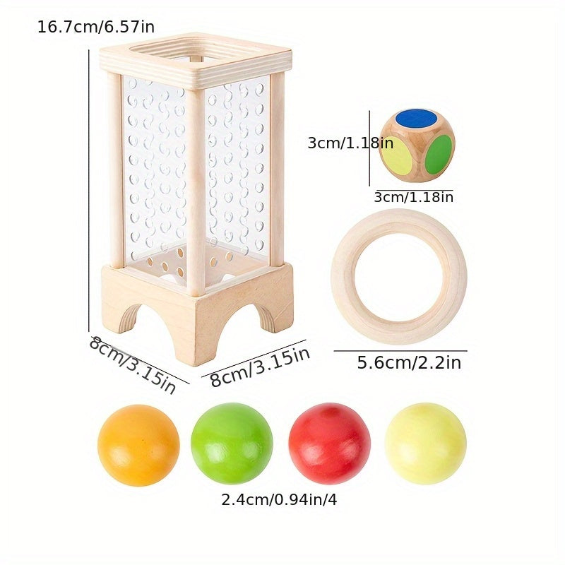 Wooden Chime Sticks Math Counting Toy for Toddlers