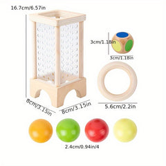 Wooden Chime Sticks Math Counting Toy for Toddlers