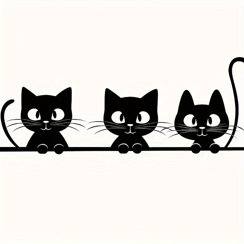 Kitten Auto Sticker PVC Decals for Motorcycles Laptops Tablets Phones