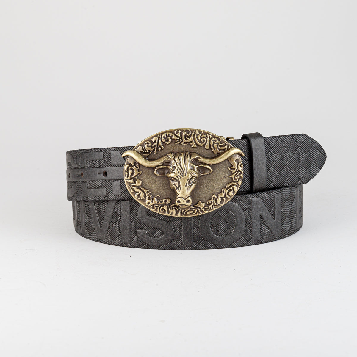 Retro Bull Head Buckle Belt For Men Denim Jeans Casual Daily Accessory