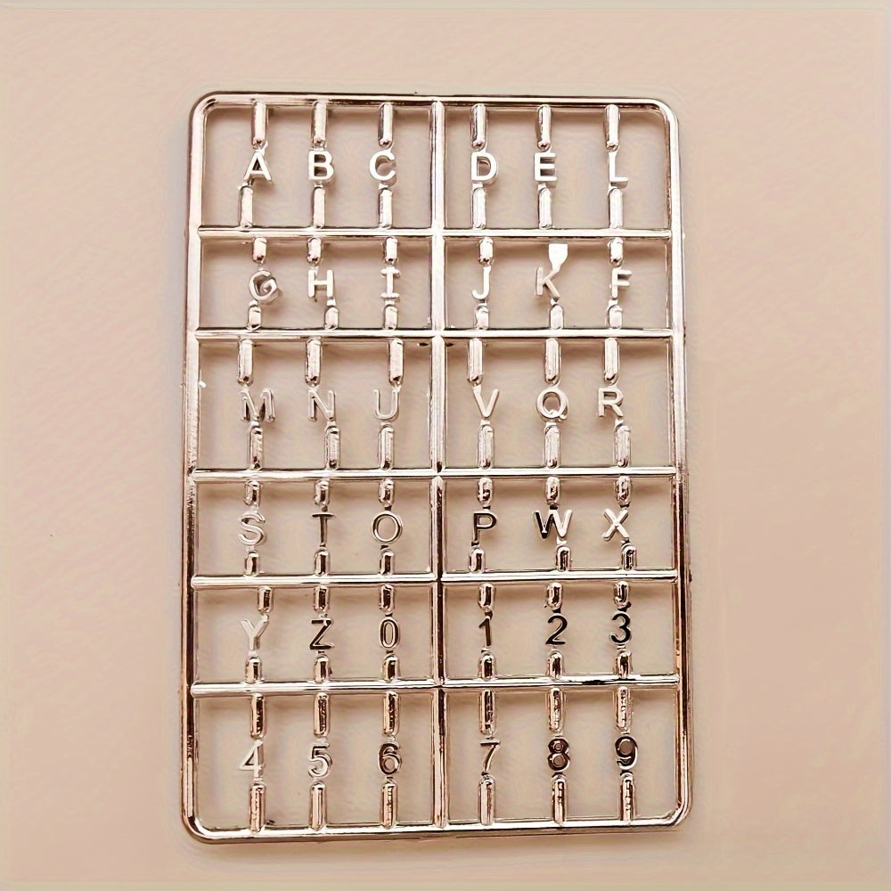 Mini Alphabet Number Boards Set for Dollhouses DIY House