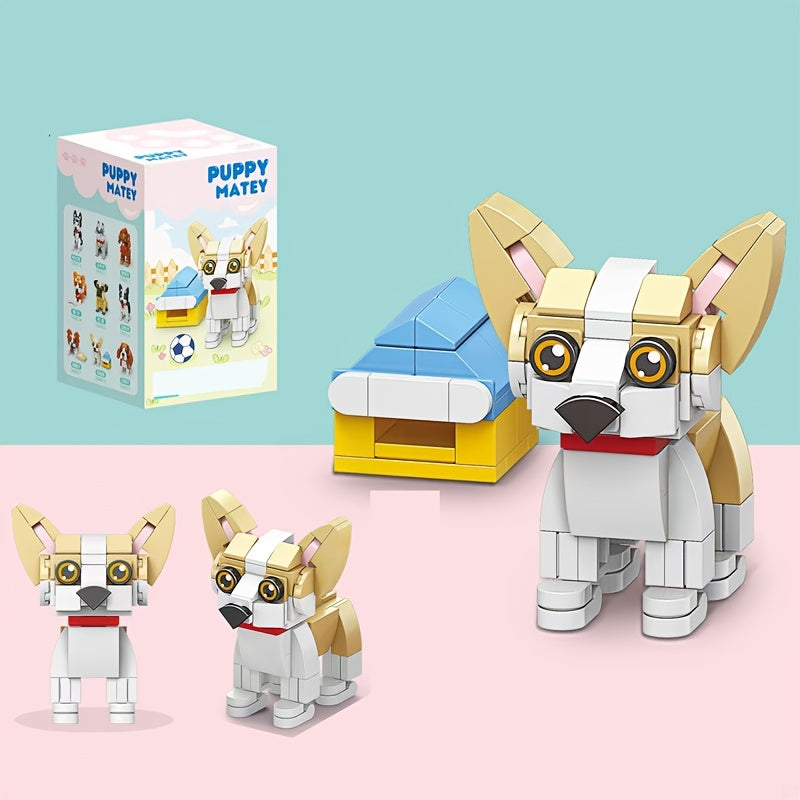 1002pcs Dog Model Building Blocks Set - Various Breeds - Assembly Toy