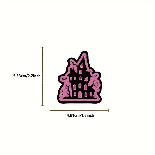 Gothic Halloween Witchy Stickers Decals for Laptop Skateboard Waterproof 50 Pack