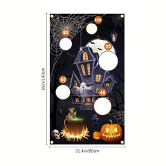 Halloween Party Fun Sandbag Game Banner Decoration