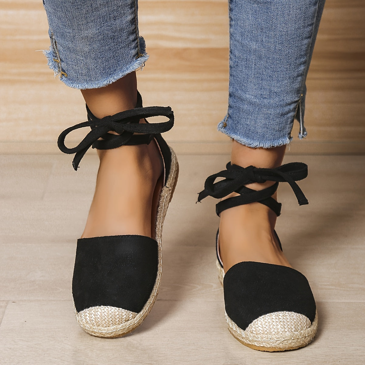 Women's Colorblock Flat Shoes Closed Toe Lightweight Round Toe Casual Sandals
