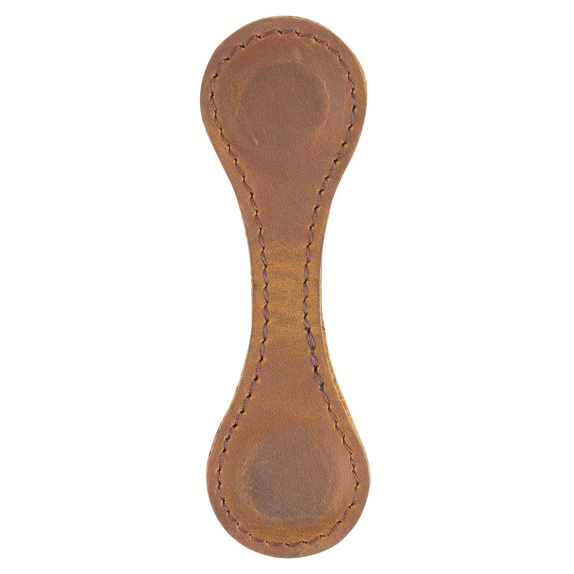 Crazy Horse Faux Leather Magnetic Bookmark Clip