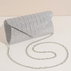 Glitter Shoulder Chain Bag Evening Clutch Wallet