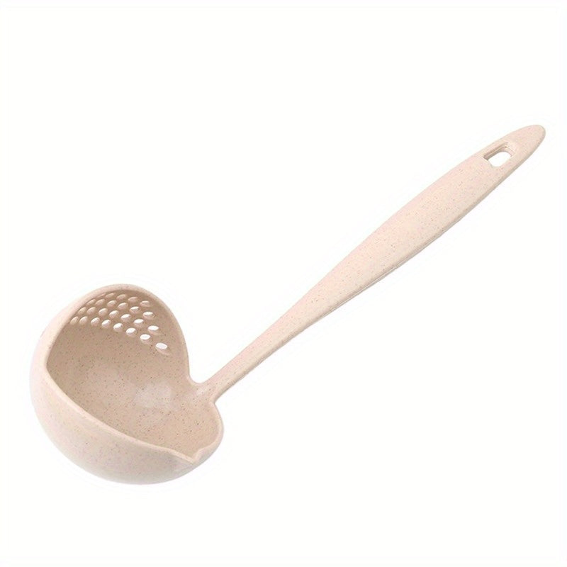2 in 1 Ladle Plastic Slotted Spoon Kitchen Gadget