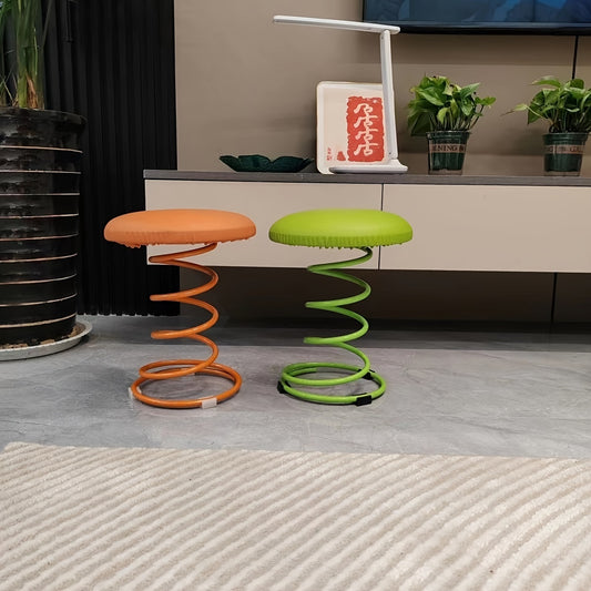 Iron Spring Chair Light Bar Stool Modern Art Furniture