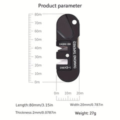 Pocket Diamond Outdoor Sharpener Scissor Fish Hook Tungsten Ceramic