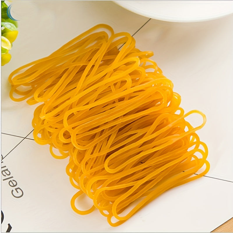 280pcs Rubber Band Yellow Office Rubber Rings