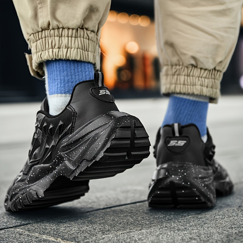 Men's Breathable Lace Up TPU Sole Sneakers
