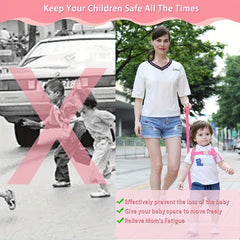 Girl's Butterfly Safety Harness Leash Set Anti Lost