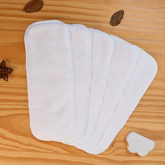 5 Pack Microfiber Cloth Diaper Inserts for Babies 0-3 Years High Absorption