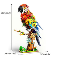 Parrot Model Building Blocks Set 1000 pcs ABS DIY Structure