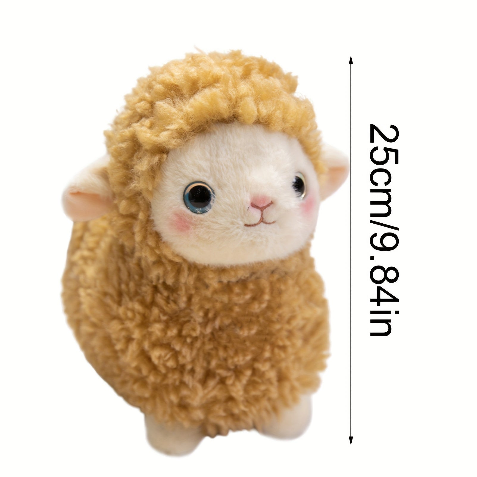 Plush Sheep Toys Soft Stuffed Animals with Pink Blush 24
