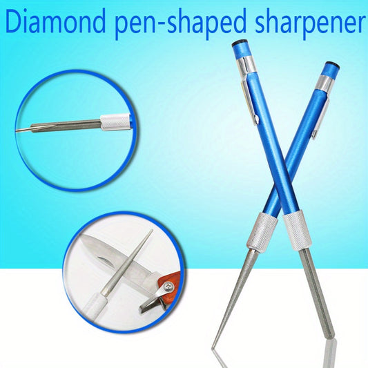 Portable Sharpener with Retractable Rod for Camping Hiking Fishing