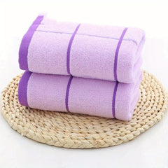 Soft Cotton Baby Bath Towel Solid Color