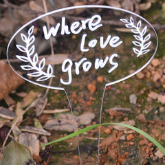 Acrylic Plant Markers Transparent Plant Cards Multifunctional Plant Labels