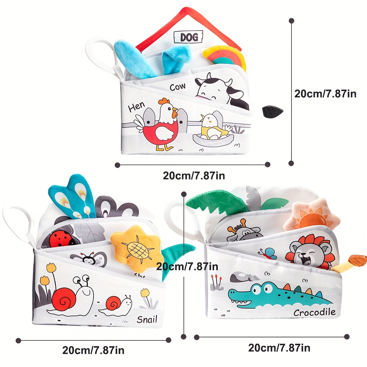 Ladder Early Education Cloth Book Sensory Touch and Sensory Education Board Book