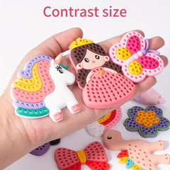 Kids DIY Bead Painting Kit - Fridge Magnet Art