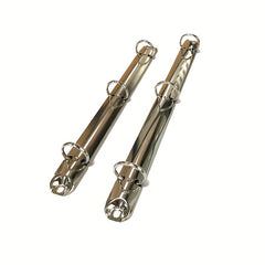 Metal Ring Binder Clips Silver 3 Detachable Buckle Loose leaf Binding