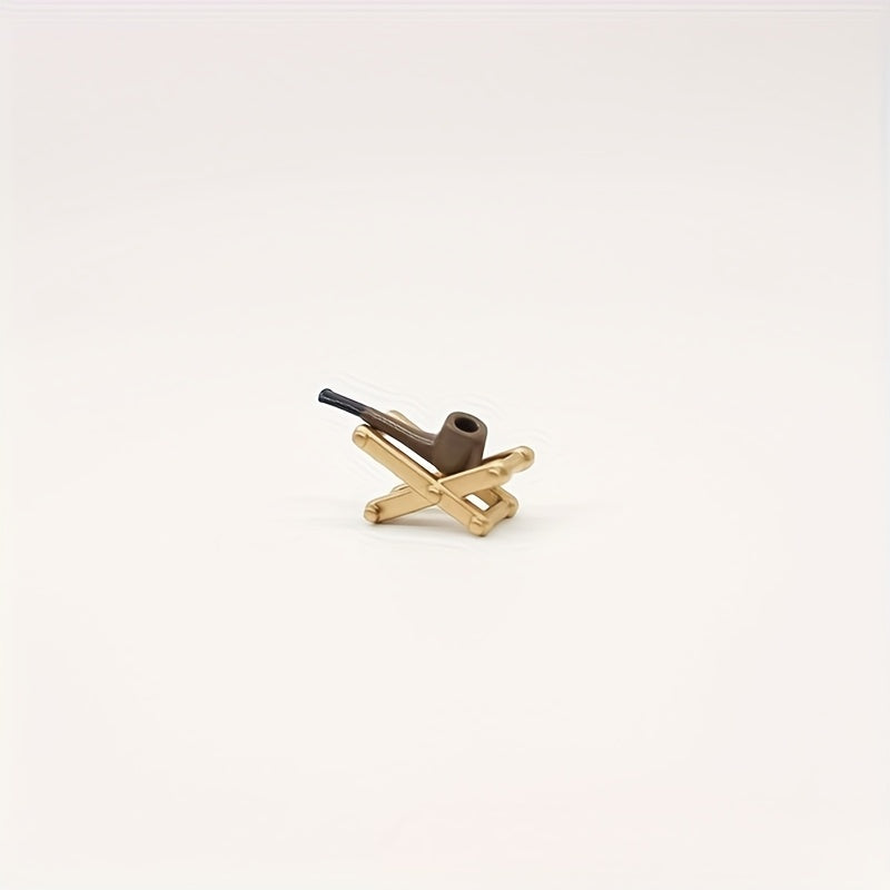 Mini Pipe Rack Decoration for Bedroom Scene