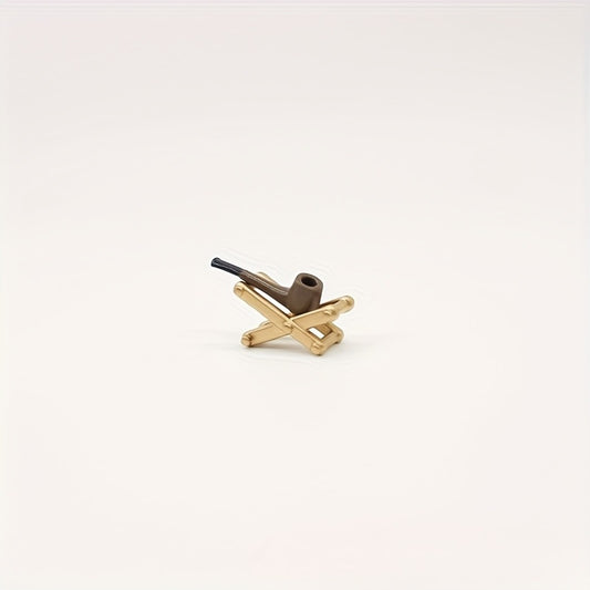 Mini Pipe Rack Decoration for Bedroom Scene