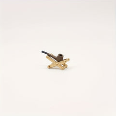 Mini Pipe Rack Decoration for Bedroom Scene
