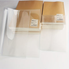 1pc Transparent PVCA5 A6 Book Protective Cover Dustproof Waterproof