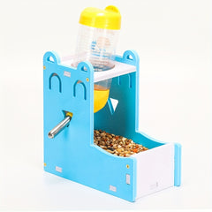 Mini Hamster Automatic Drinker and Feeder Hanging Food Bowl