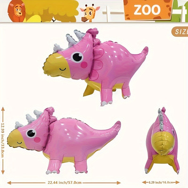 2pcs Dinosaur Aluminum Film Balloon Party Decoration Scene Layout Christmas