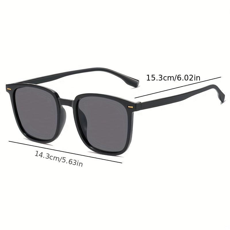 Square Frame Retro Style Men's Sunglasses