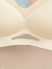 Mesh Wireless Push Up Bra - Breathable Lingerie