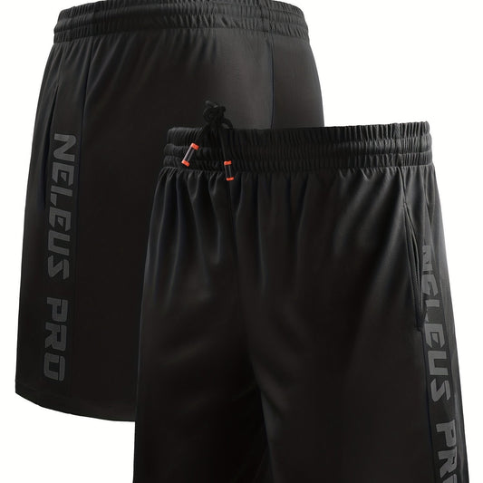 Men's Side Letter Pattern Rapid Dry Shorts