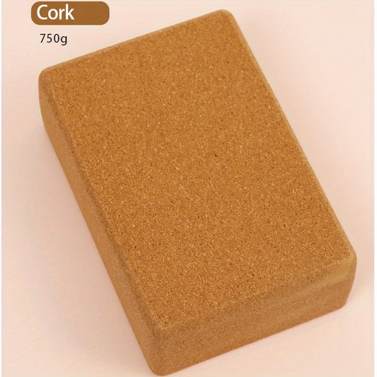 Eco Friendly Cork Yoga Block Deodorant Non Slip Wooden Brick