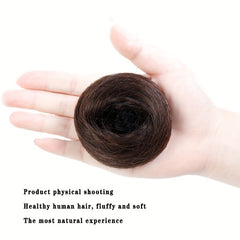 Synthetic Hair Bun Elastic Hairpieces for Women Updo Chignon Ponytail Extensions