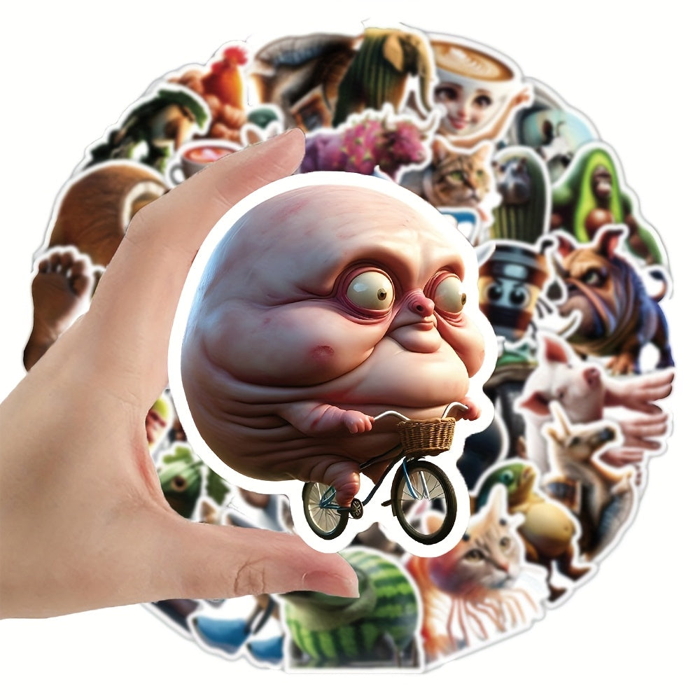 50pcs TungTungTungSahur Meme Stickers for Phones Laptops Toolboxes