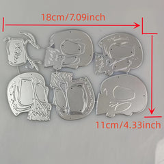 1pc Christmas Metal Cutting Dies Scrapbook Decoration Craft DIY Greeting Card