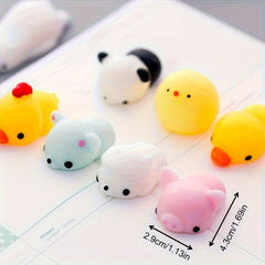 5pcs Mixed Pinch Toy Decompressing Vent Toy Soft Tpy