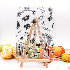Animal Plant Clear Stamp Silicone Stamp DIY Card Making Supply