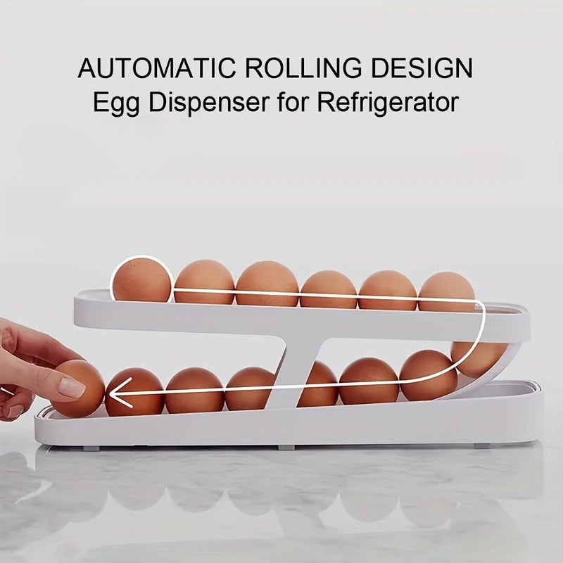 Egg Conveyor Storage Rack Refrigerator Kitchen Egg Distributor
