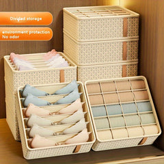 6 7 Grid Underwear Storage Box Space Saving Organizer