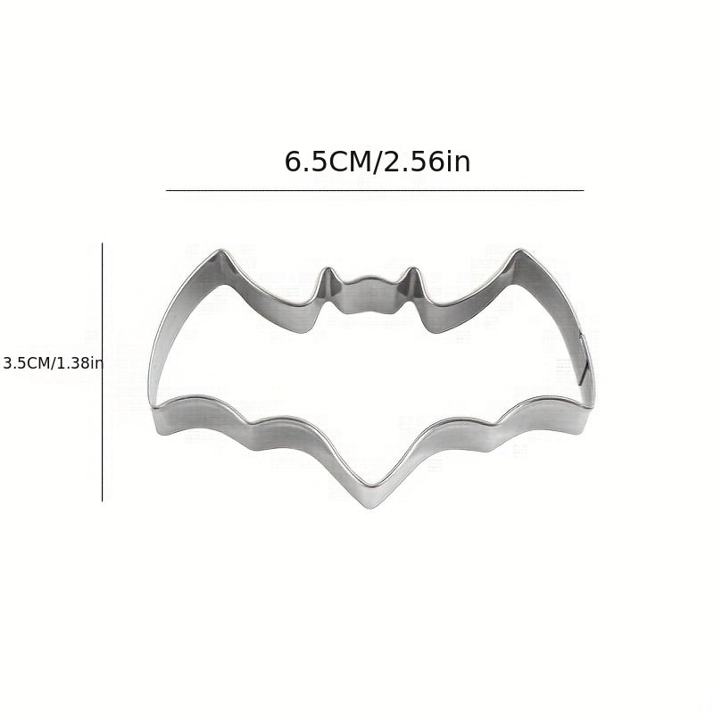 7pcs Halloween Cookie Cutters Stainless Steel Candy Mold Pumpkin Witch Molds