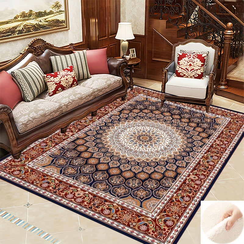 Boho Anti Fatigue Kitchen Rugs Soft Faux Sheepskin Floor Mat